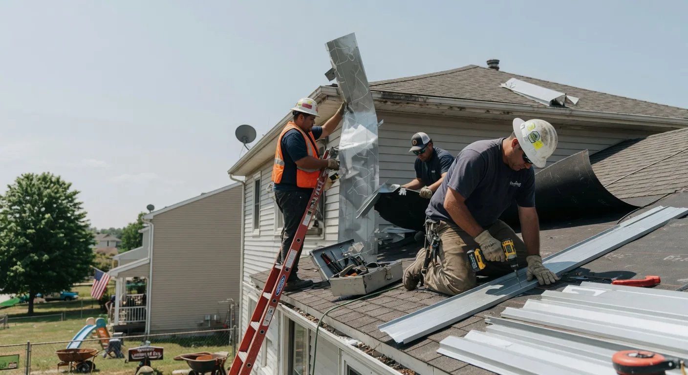 Storm Damage Metal Roof Repair in Wilkeson, WA